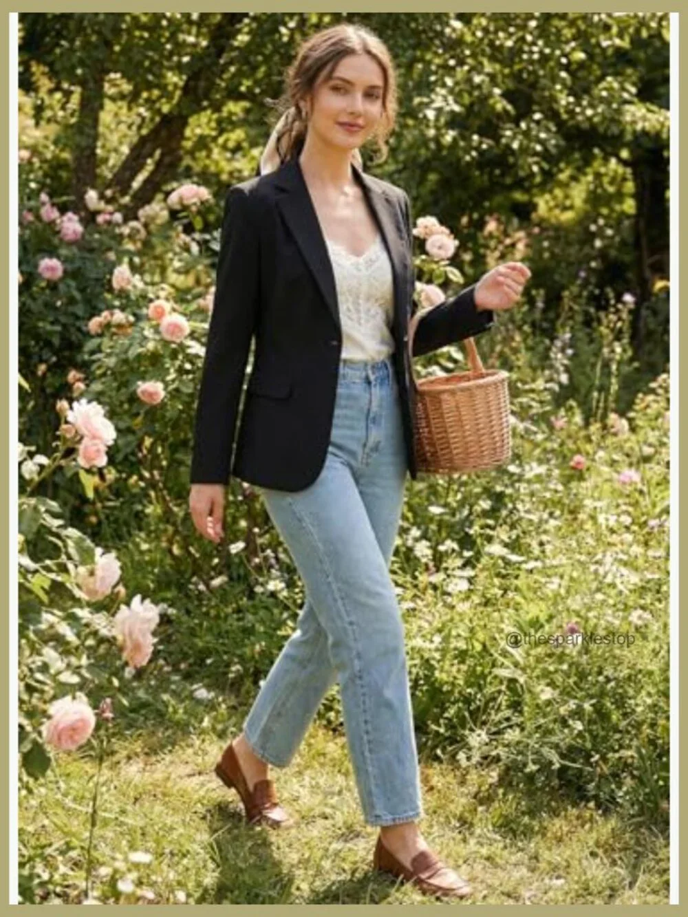 Recycled Polyester Rayon Blazer Slim Fit Business Casual Jacket - Picture 2 of 7